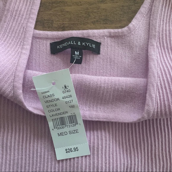 Purple Ribbed Tanktop - Picture 3 of 3